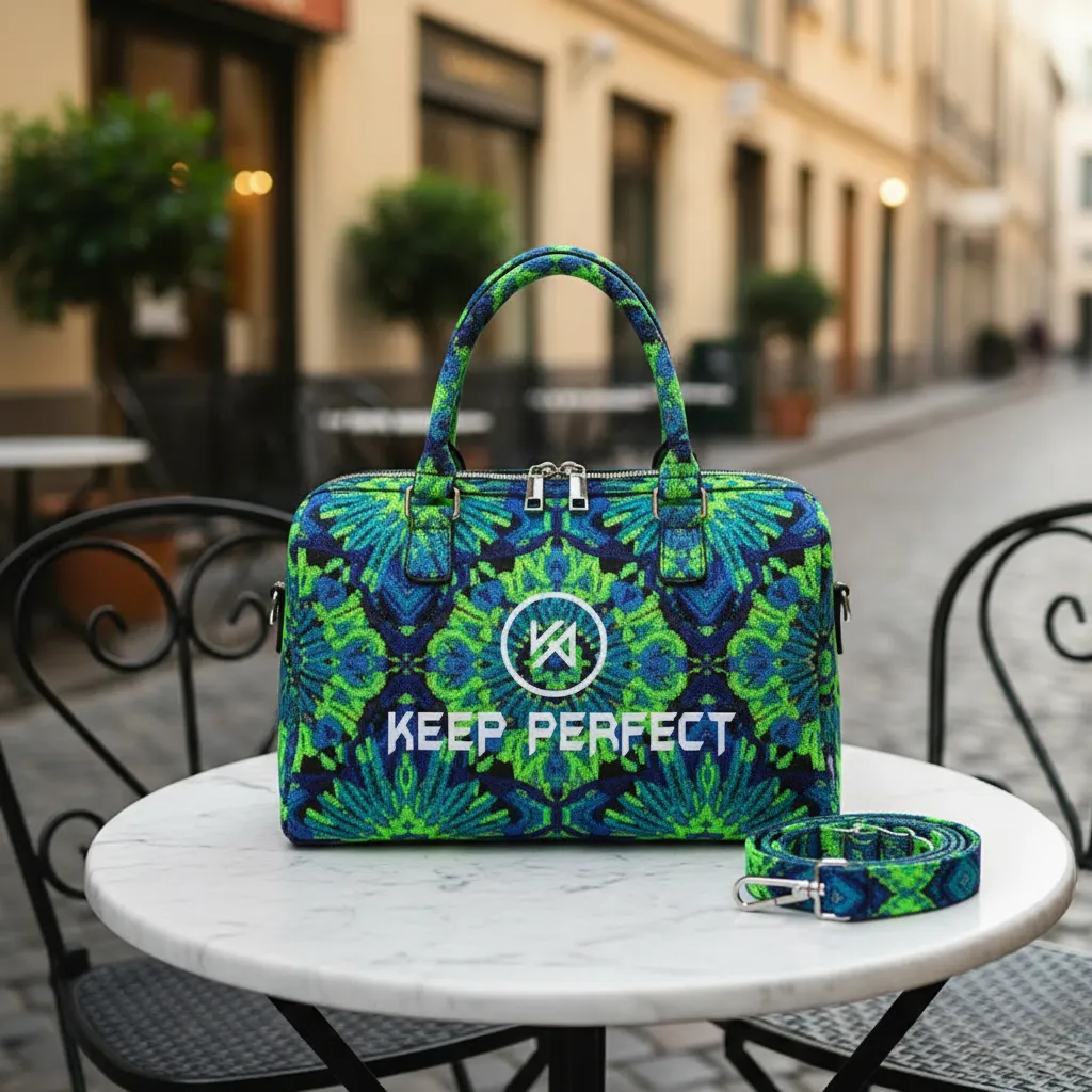 Structured 3D Knitted Handbag